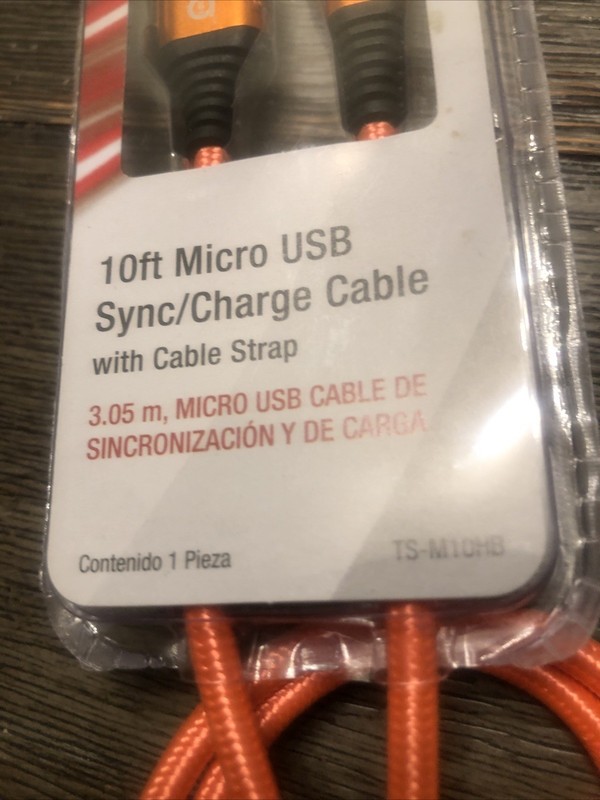 10 ft Micro USB with Cable Strap gallery