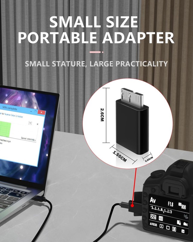USB C Adapter 8 Pack Micro B To USB C Type C Female To Micro B Male Cable gallery