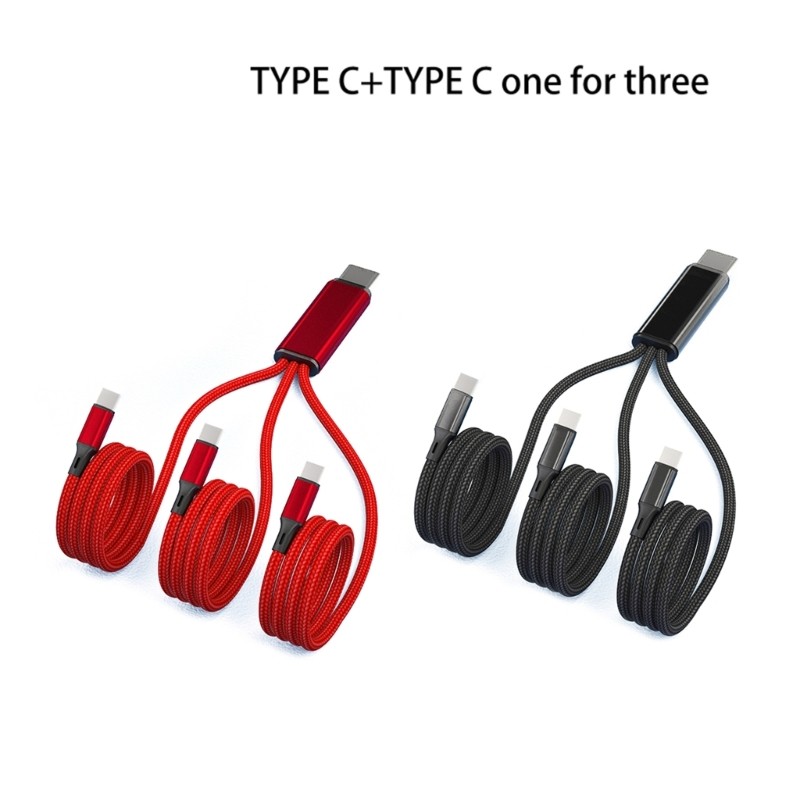 Universal Multiple Ports Charging Cable with USB Type C Connector for Phone gallery
