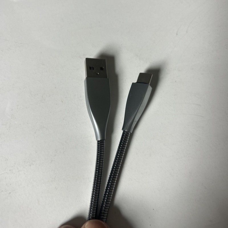 Heavy Duty Black Diamond Stainless Steel USB-C Charge & Sync 6ft-video-speed-NWT gallery
