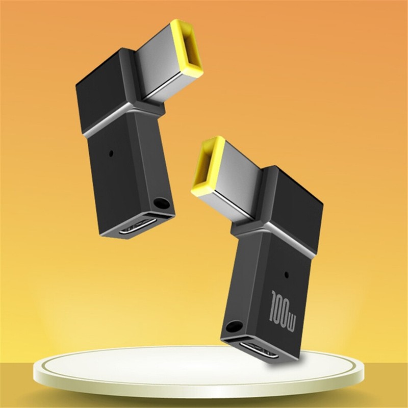 100W USB Type C Female to Square PD Plug Converter USB-C Fast Charging Cable DC gallery