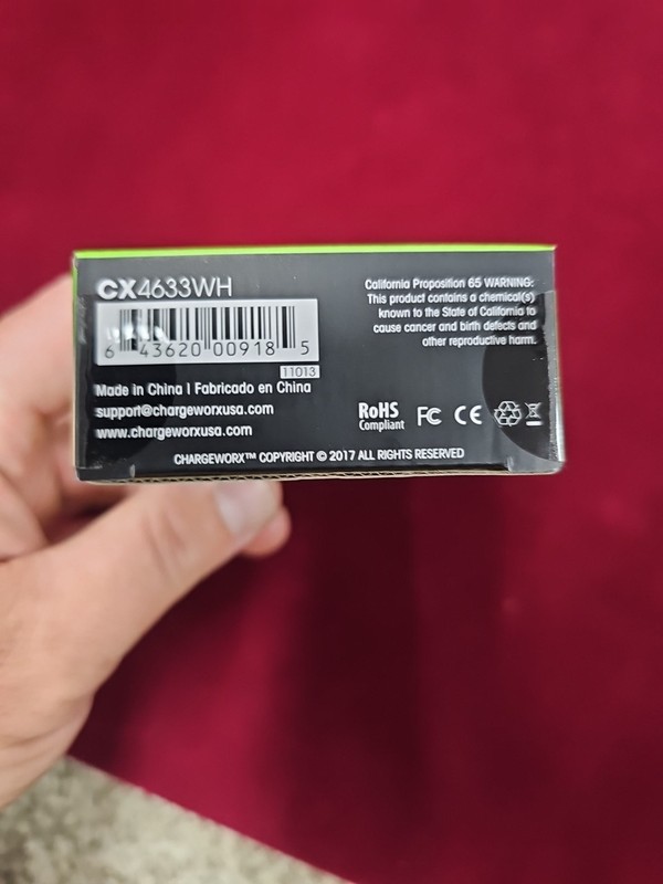 Charge Worx Charge & Sync USB-C to USB-A 480 Mbps 6 Ft Cable White NEW IN BOX gallery