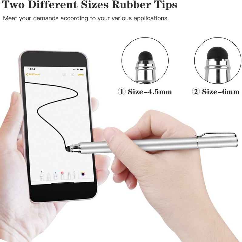 For OnePlus Nord N300/N30 5G Stylus Touch Screen Pen Fiber Tip Aluminum gallery