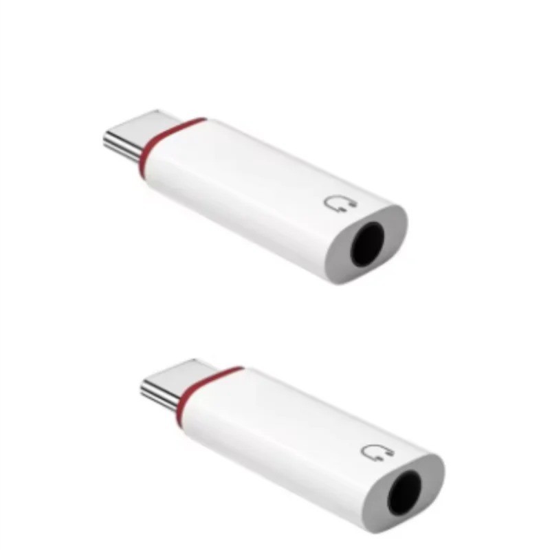 2 Pack USB-C Type C Adapter Port to 3.5MM Aux Audio Jack Earphone Headphone Car gallery