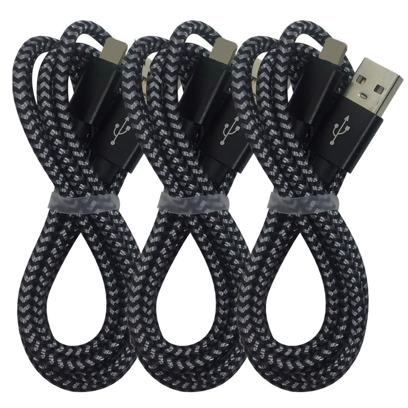 3 PACK 6/10FT USB Data Charger Cables Cords For Apple iPhone 11 12 13 14 Pro Max