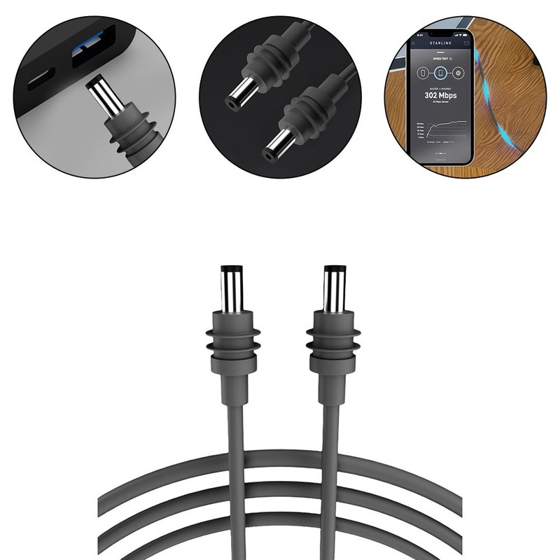 Dependable Waterproof DC Power Cable for Starlink for mini with Size Choices gallery