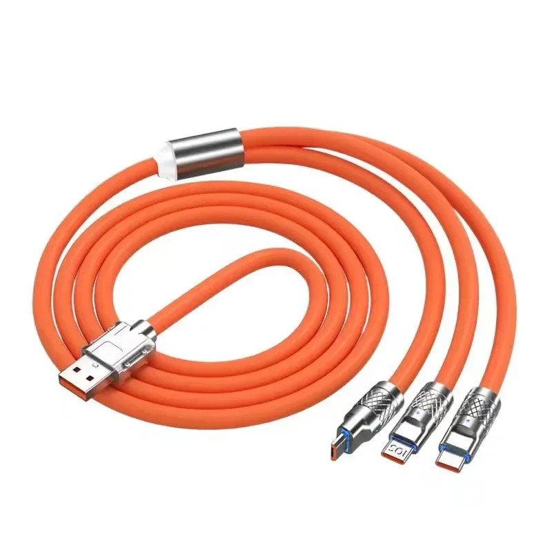 10PCS 3 in 1 Fast Charging Cable Phone Charger Cord Type C Micro USB