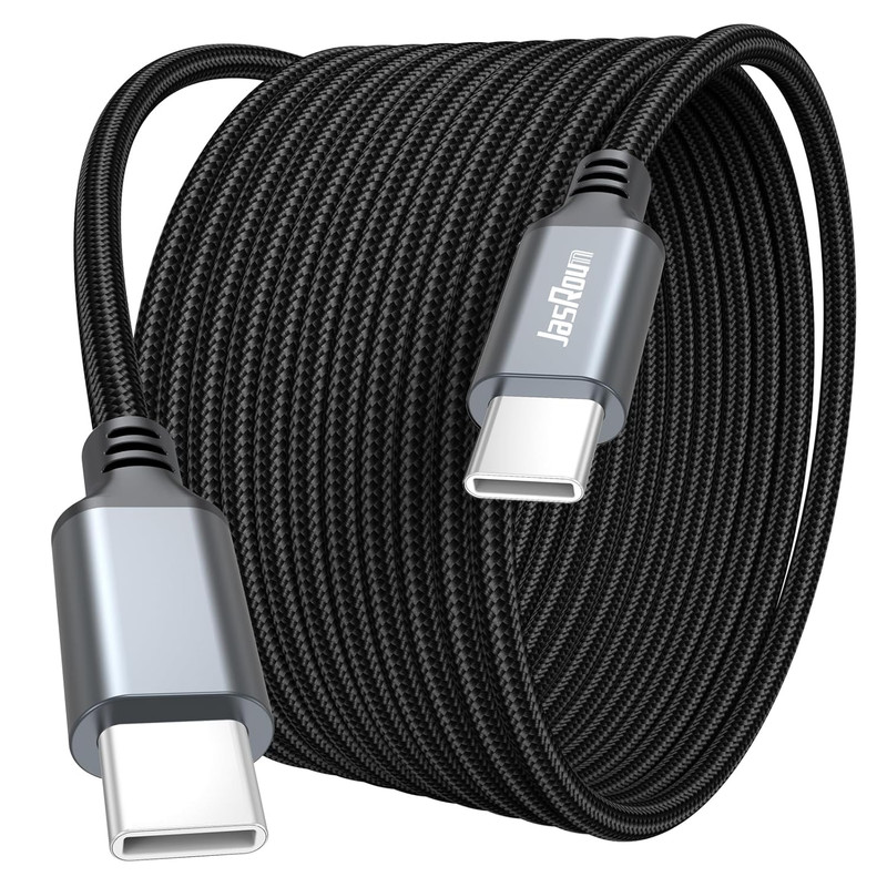 15 Ft USB C Cable Fast Charging 100W, Extra Long USBC to Type-C Charger Cord USB