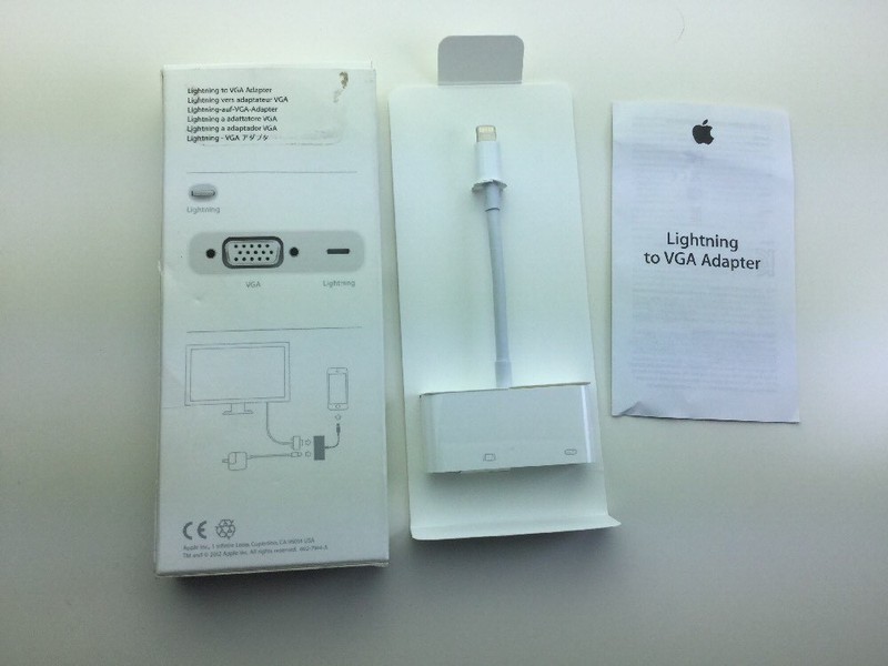New Genuine OEM Apple A1439 Lightning to VGA Adapter MD825ZM/A gallery