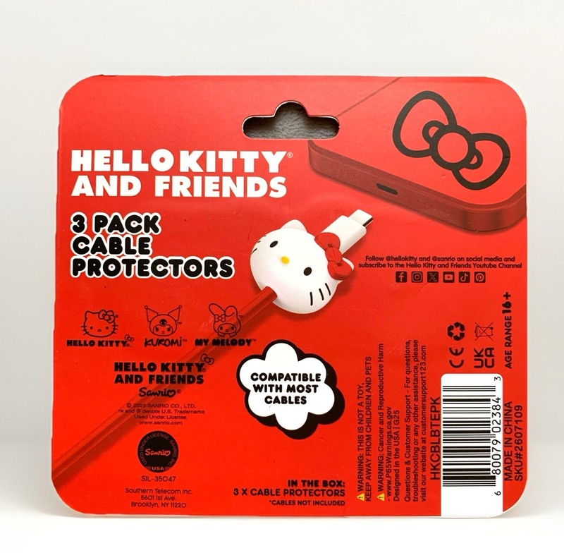 NEW Hello Kitty & Friends Set of 3 Phone Cable End Protector/Decoration gallery