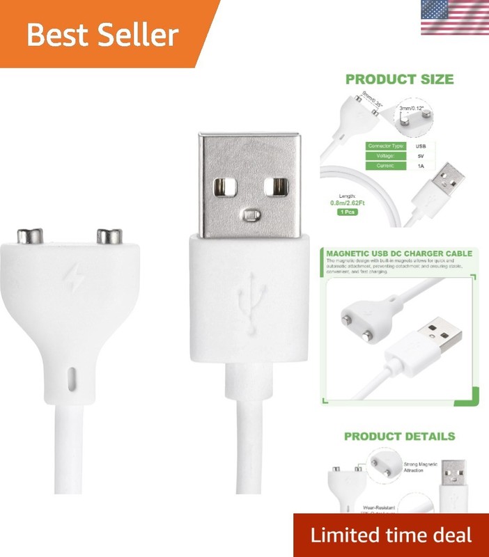 2.6Ft Magnetic USB Charger Cable – Durable, Tangle-Free & Efficient Charging