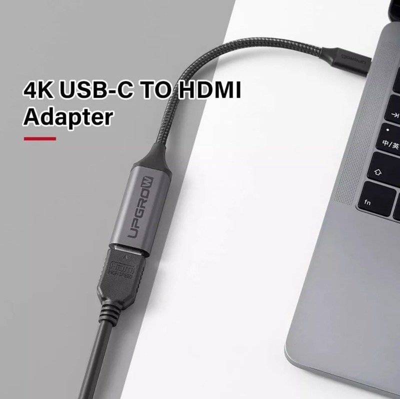 USB-C to HDMI Female 4K Adaptor Cable for TV Android Mobile Phone Mac Windows gallery