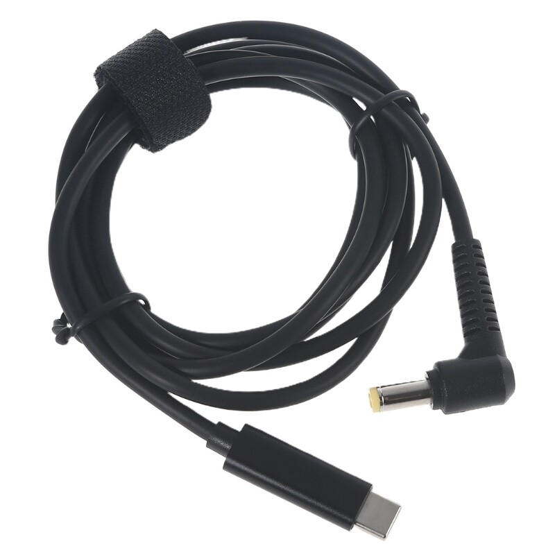 PD 65W Type-C to for DC 5.5x2.5mm Fast Charging Cable Cord for Computer Laptop