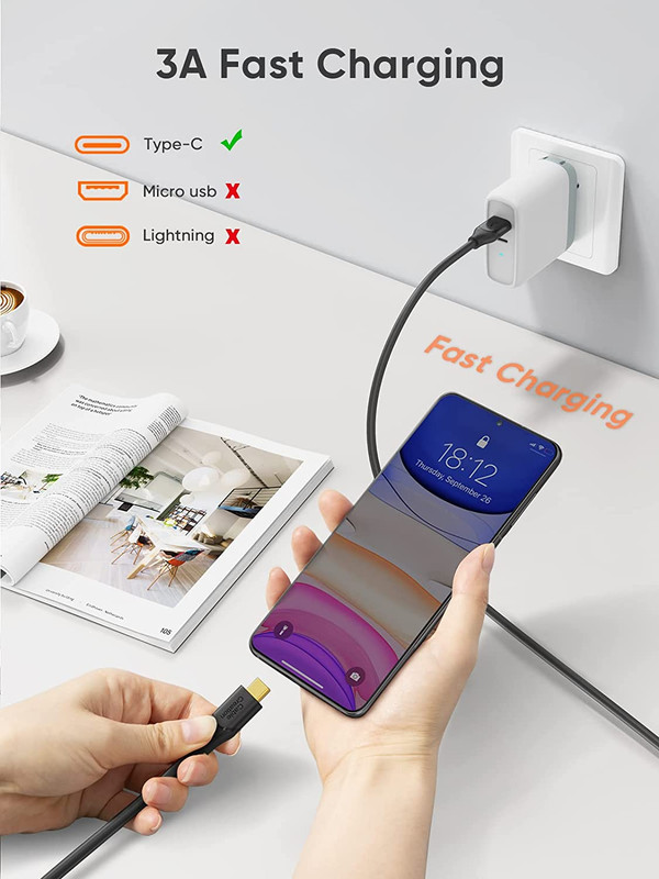 USB C to USB a Cable 1FT, Type C to USB 3.1 USB 3.2 Gen2 10Gbps USB a to C Data gallery
