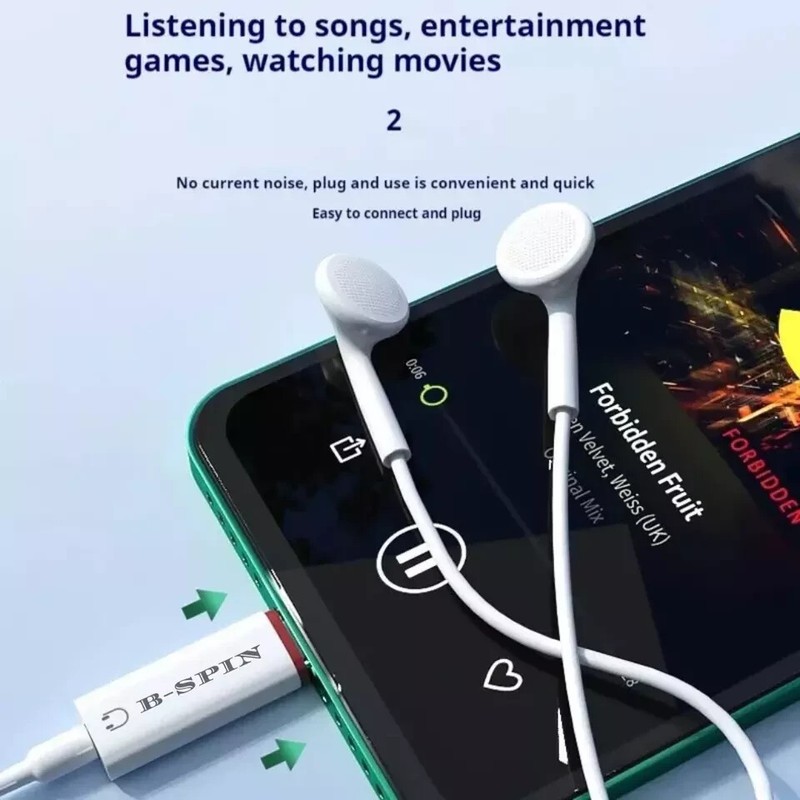 USB Type C to 3.5mm Jack Headphone Audio Aux Stereo Adapter For Samsung iP 16 15 gallery