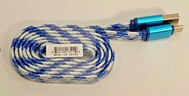 HOOKUPS Type C to USB Thick Nylon Charger Cable Charging Cord 3ft