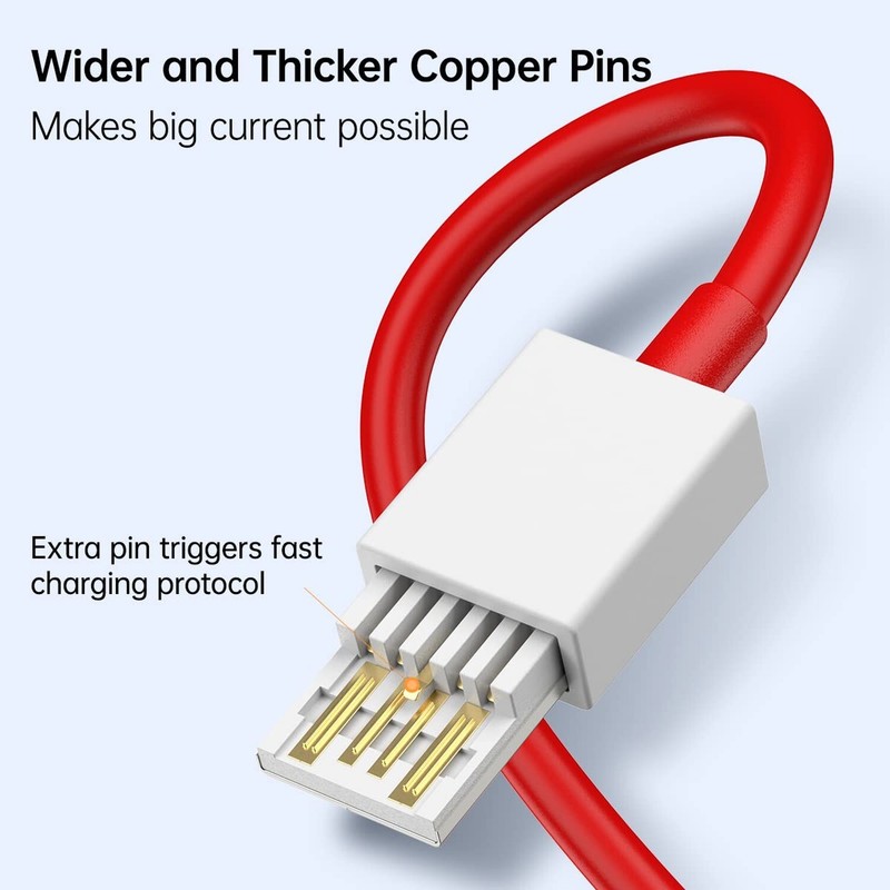 7.3A for Oneplus Charging Cable Type C,Warp Charger SuperVooc Fast Charge Cab... gallery