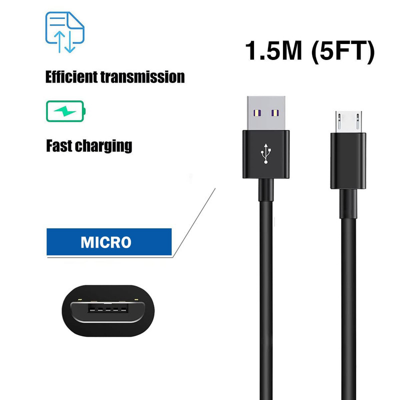 5Ft(60In) Micro USB Charger Cable for JBL Flip 4, Flip 3 ,Flip 2, JBL Charge 2+, gallery