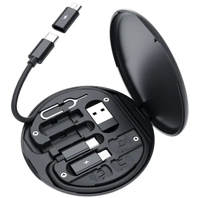 Multi Charging Cable Case Convertor USB C to /Type C/Micro/UsbA Adapter