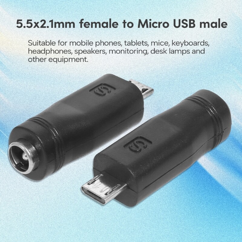 DC5521 Power Adapter Type-C/Mini USB /Mirco USB Charging Connector Safe gallery