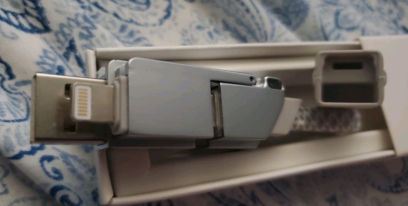 4-in-1 Zinc Alloy 65W Fast Charging Cable: USB-A to USB-C & Lightening to USB-C gallery