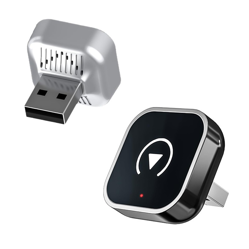 2-in-1 Wireless Auto Adapter with CarPlay & Android, Car Adapter with Plug & …