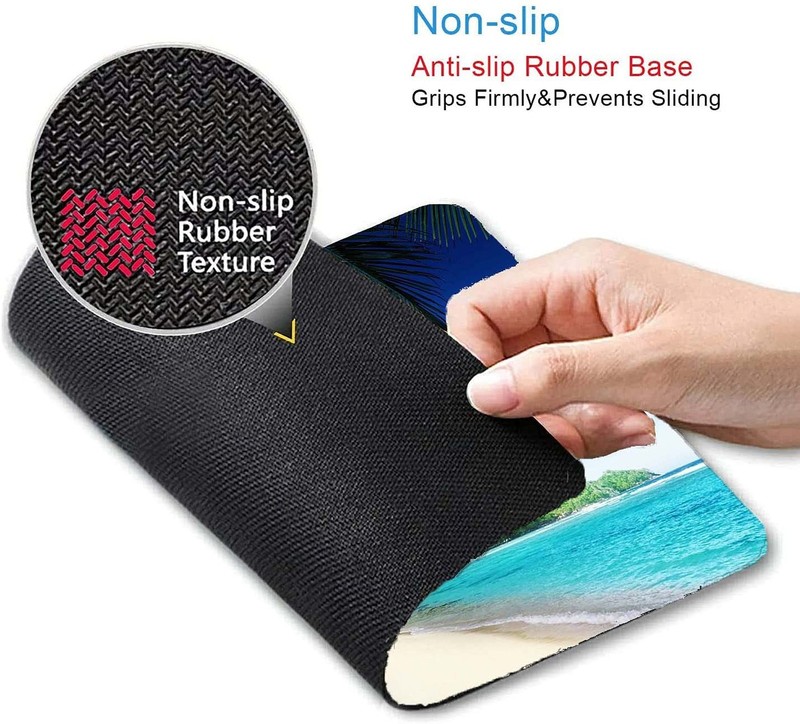 Beach in Sunset Mouse Pad,Non-Slip Rubber Base Wireless Gaming MousePads for ... gallery