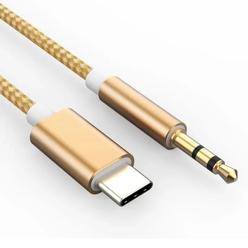 TypeC to Aux Cable USB Type-C Male To 3.5mm Cord Car AUX Music Audio Adapter LOT gallery