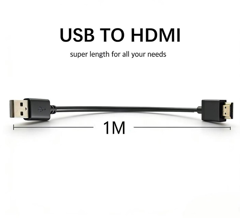 USB to HDMI Charger Cable USB to HDMI Adapter Cable with HDTV, Monitor or Pro... gallery