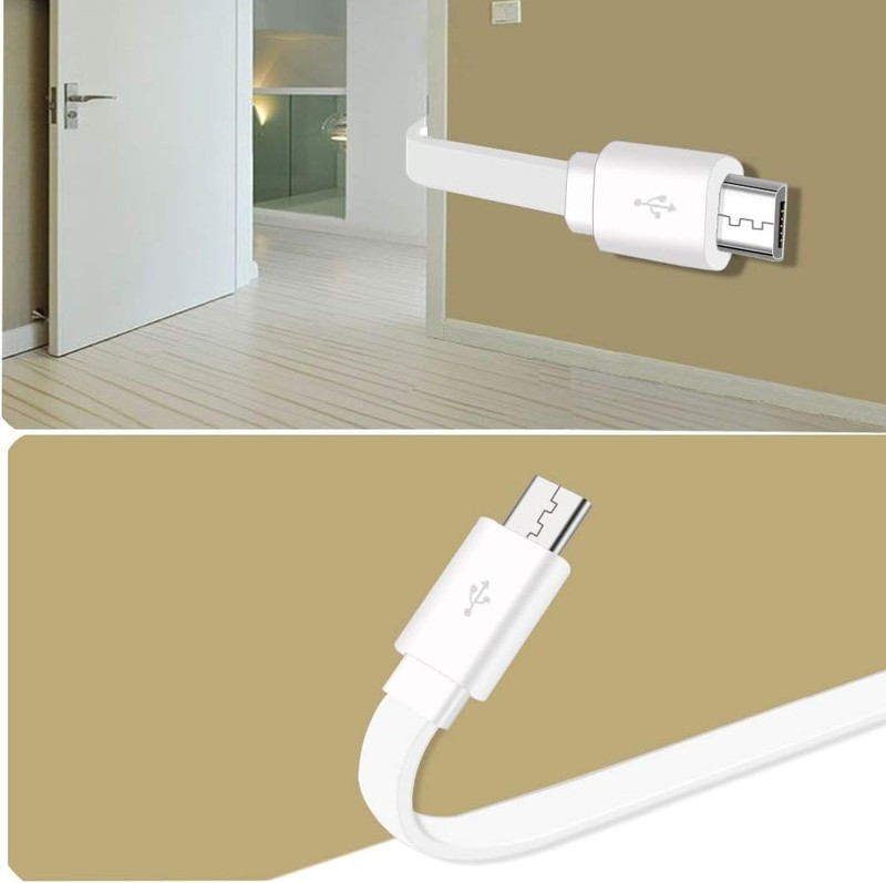2 Pack Wyze Cam Power Extension Cable 20ft USB Flat Charging Camera Charger Cord gallery