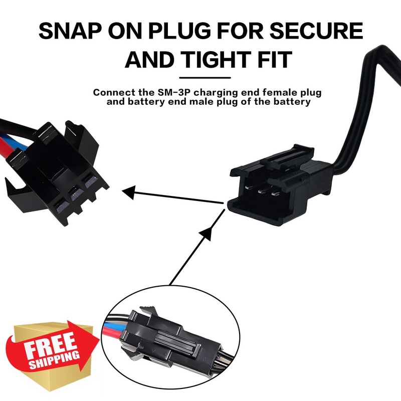 BaiWeiDun 7.4V USB Charger Cable Blue SM-3P gallery