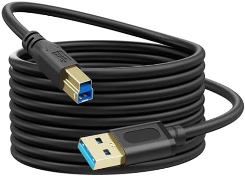USB 3.0 Cable A Male to B Male 20Ft,Superspeed USB 3.0 A-B/A Male to B Male C... gallery