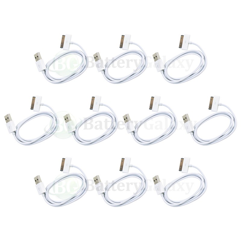 10 NEW USB Battery Sync Charger Cable for Apple iPhone 1 2 3 3G 3GS 4 4G 4S HOT!