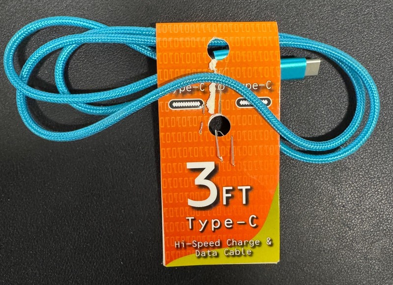 USB C To USB C Hi-Speed Charging & Data Cable 3 Foot. (Z3)