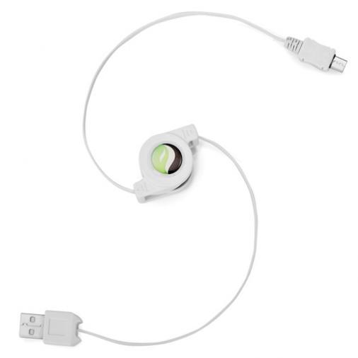 USB CABLE RETRACTABLE MICROUSB CHARGER POWER CORD SYNC WIRE for PHONES & TABLETS gallery