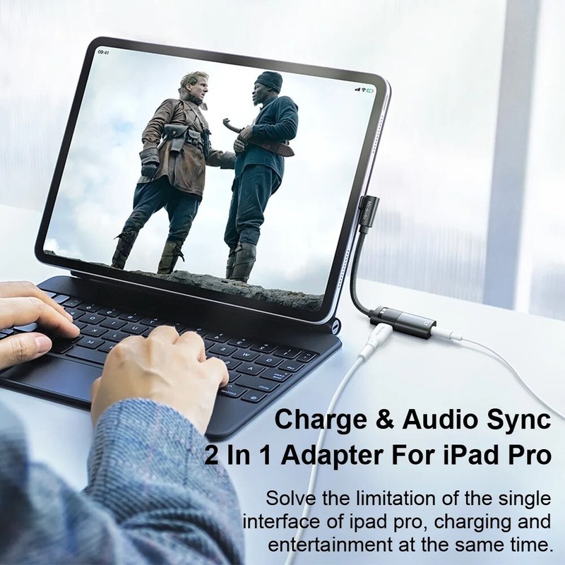Mcdodo Adapter Type C To 3.5mm Type c 2 In 1 Adapter Audio Phone Charging Cable gallery