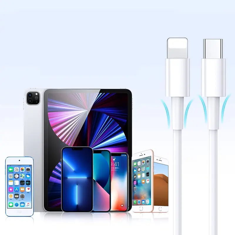 Fast Charger Cable Type USB C PD Cord to For iPhone 14 13 12 11 Pro Max XR lot gallery