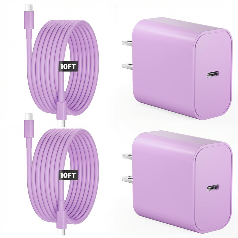 iPad Charger Fast Charging, 20W USB Charger Block with 10FT USB to Cable for …