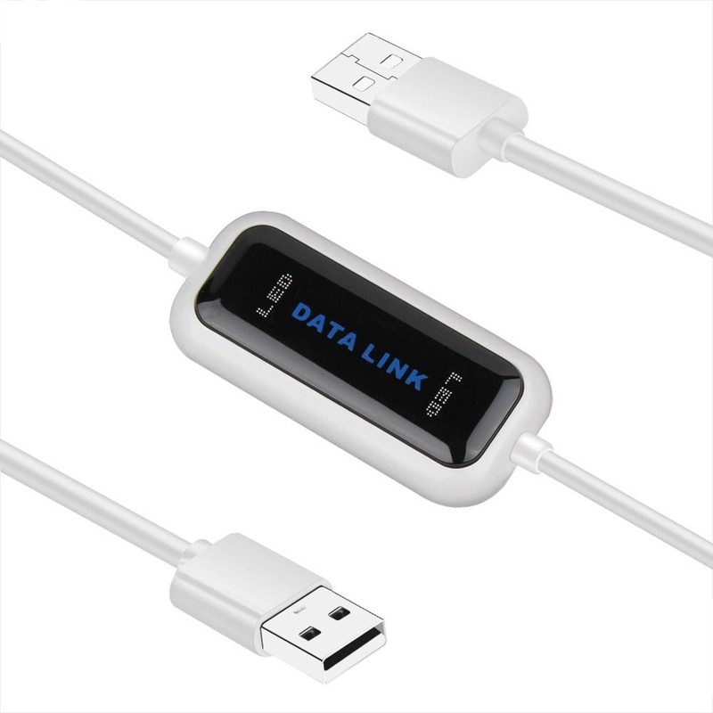 High Speed USB 2.0 Laptop To PC Data File Transfer Bridge Cable Link 1PC gallery