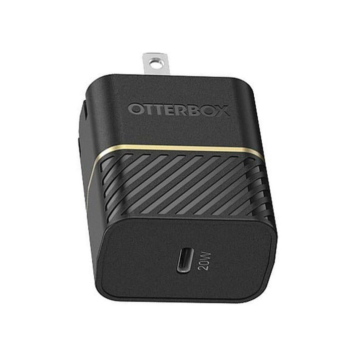 OtterBox USB-C Fast Charge Wall Charger 20W – Black Shimmer