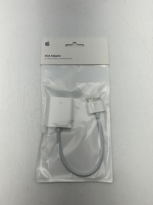 Genuine Apple 30 Pin to VGA Adapter iPad iPhone iPod Monitor MC552ZM/B A1368