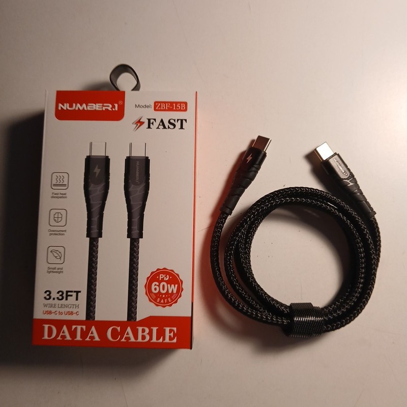 Number.1 3.3 Wire Length Data Cable,Model:ZBF-15B.