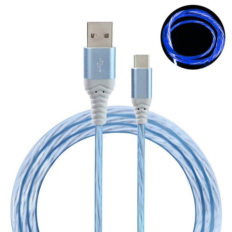 2-Pack 6FT LED USB C Cable - Light Up Flowing Fast Charging for Phones & Tablets gallery