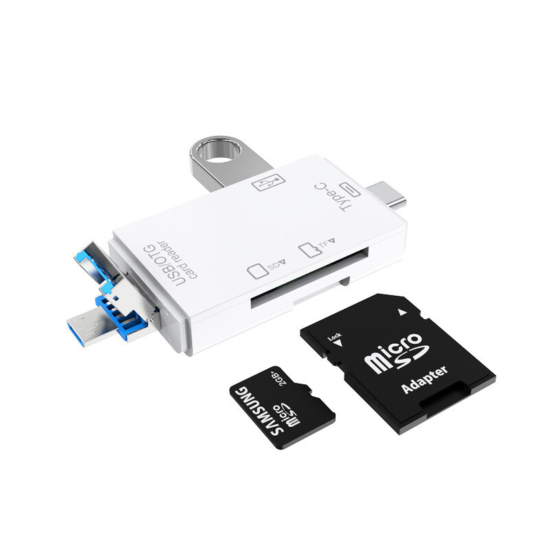 OTG Adapter Micro SD USB2.0 Black/White Smart Memory Flash Drive Card Reader