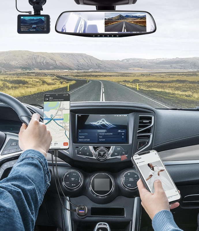 USB-C Car Charger for Dash Cam,Type C USB Power Cord for Car Dashcam Camera Char gallery