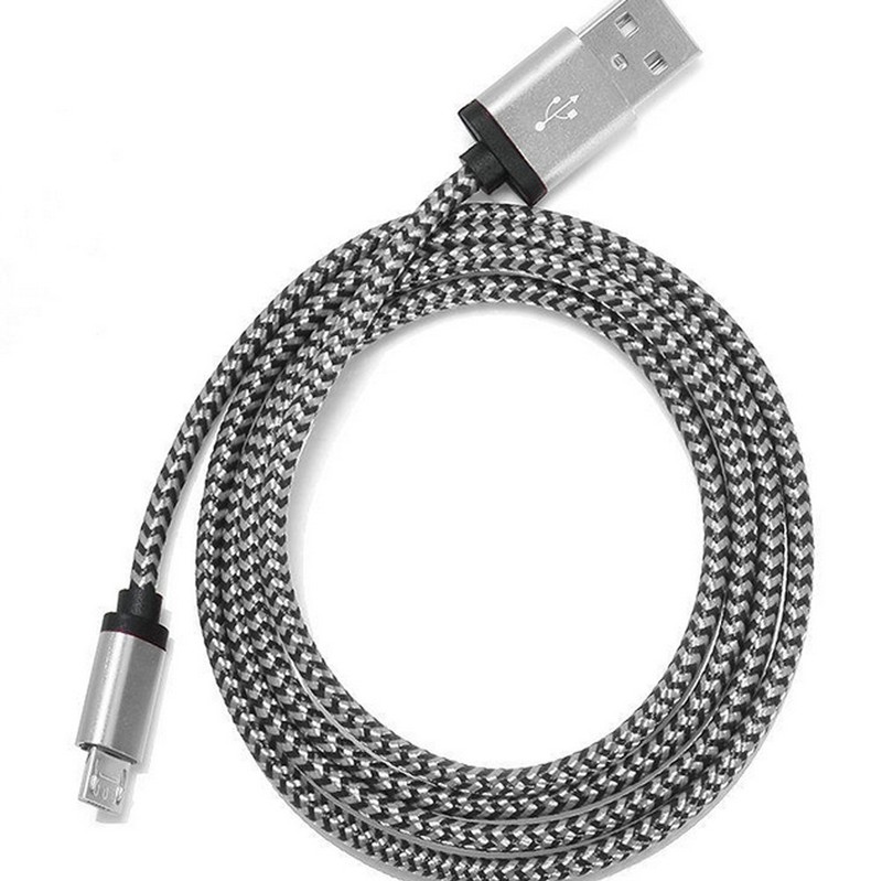 1/2/3M Braided Micro USB Data Charging Cable For Android Phone gallery