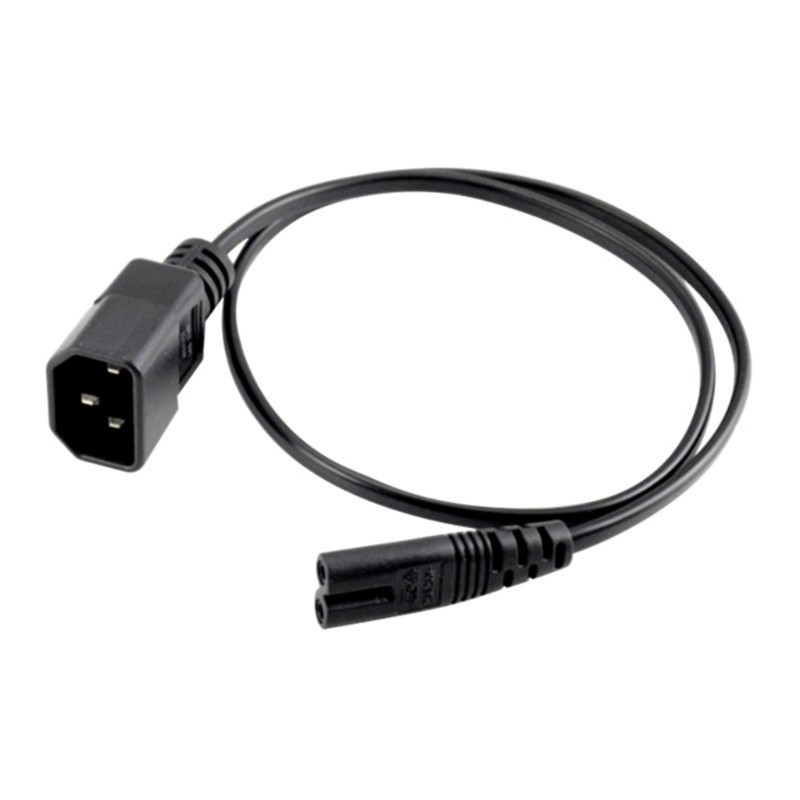 Lightweight C14 to C7 Conversion Cable Flexible Power Cable Efficient for Room