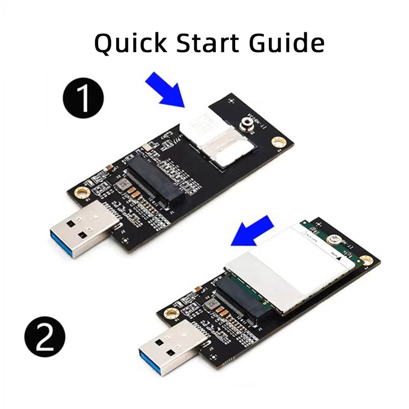 Chenyang M.2 Key-B NGFF WWAN to USB 3.0 Adapter Riser Card For 3G/4G/5G LTE Card gallery