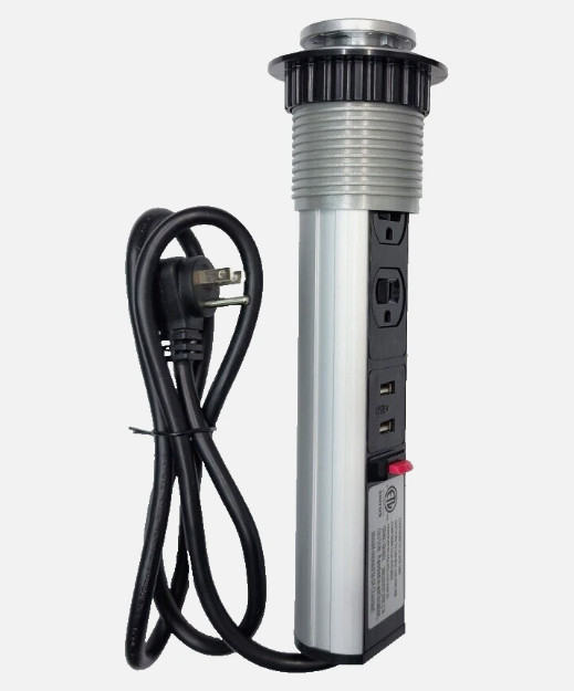 STW Lighting 15Amp Pop Up USB Type C Port Charging Station