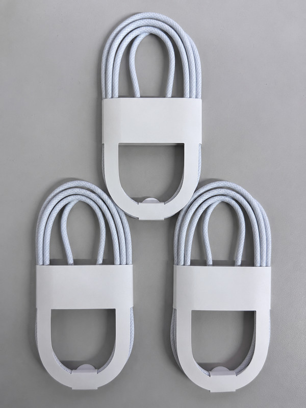 Lots 3 Apple USB-C to C Fast Charger Cable iPhone 16/17 Series Box Pulled